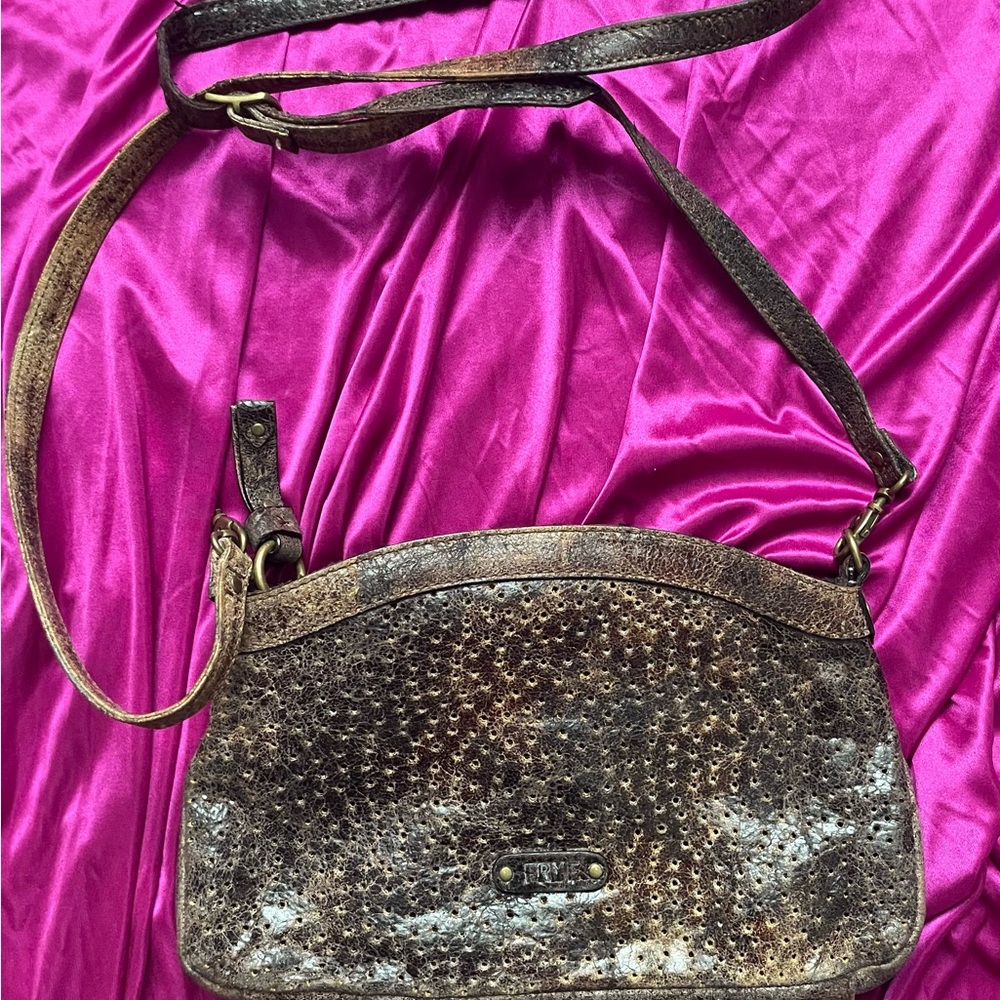 Frye studded crossbody